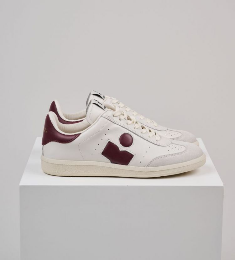  ECRU/BURGUNDY