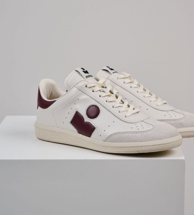  ECRU/BURGUNDY