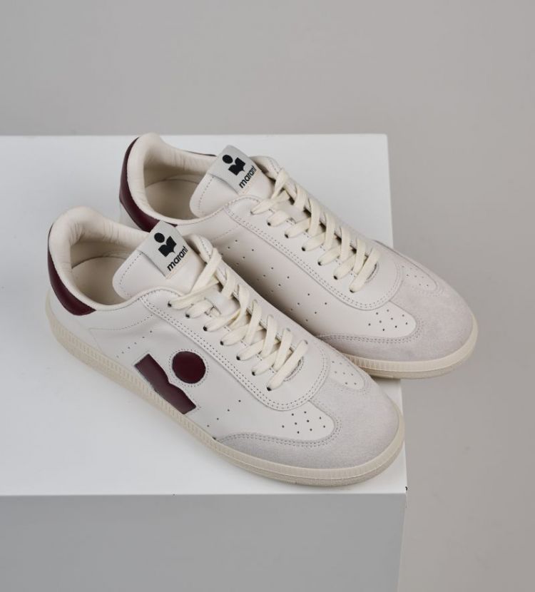  ECRU/BURGUNDY